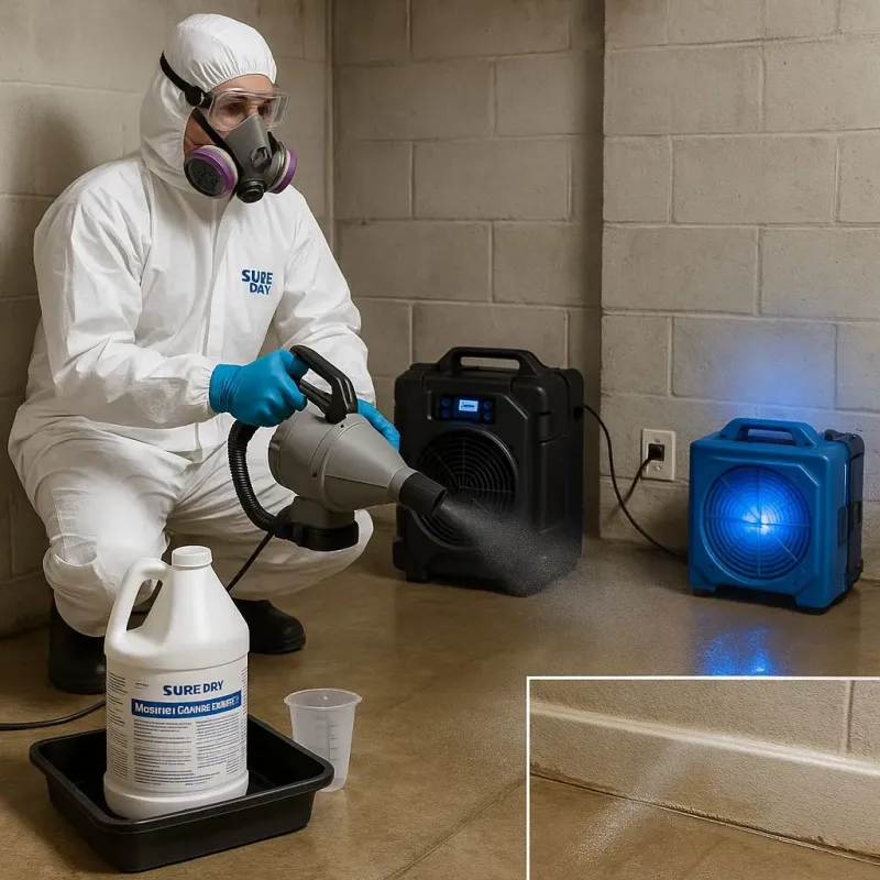 Sanitization and Odor Removal process in East Falmouth, MA