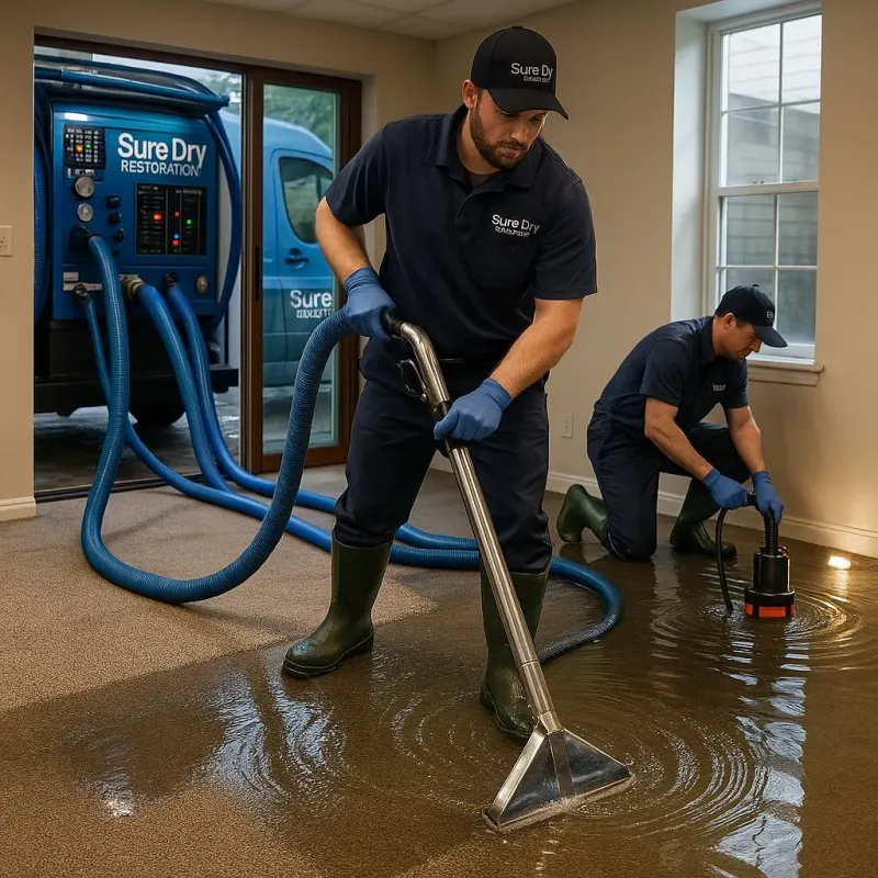 Water Extraction and Removal process in East Falmouth, MA